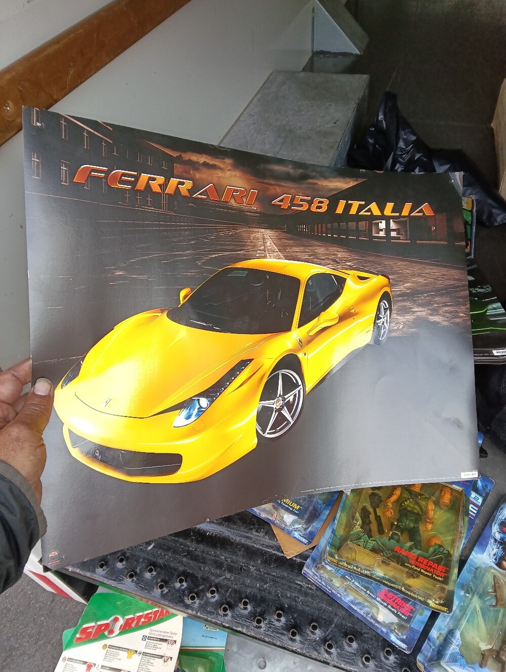 Ferrari 458 Italia Poster Tangerine Press 24" x 18" Paperboard Wall Art Print